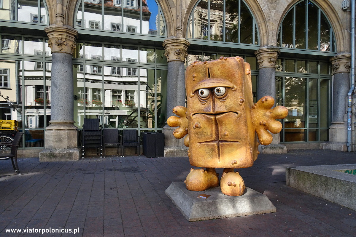 figury Kika, Bernd das Brot, Erfurt