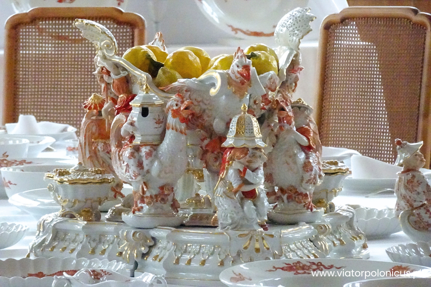 porcelana z Miśni Moritzburg